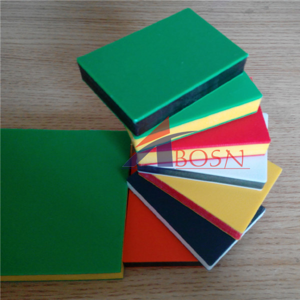 High quality dual color HDPE plastic sheet