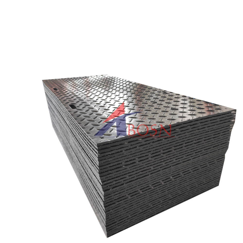 Construction Equipment temporary HDPE ground protection mat