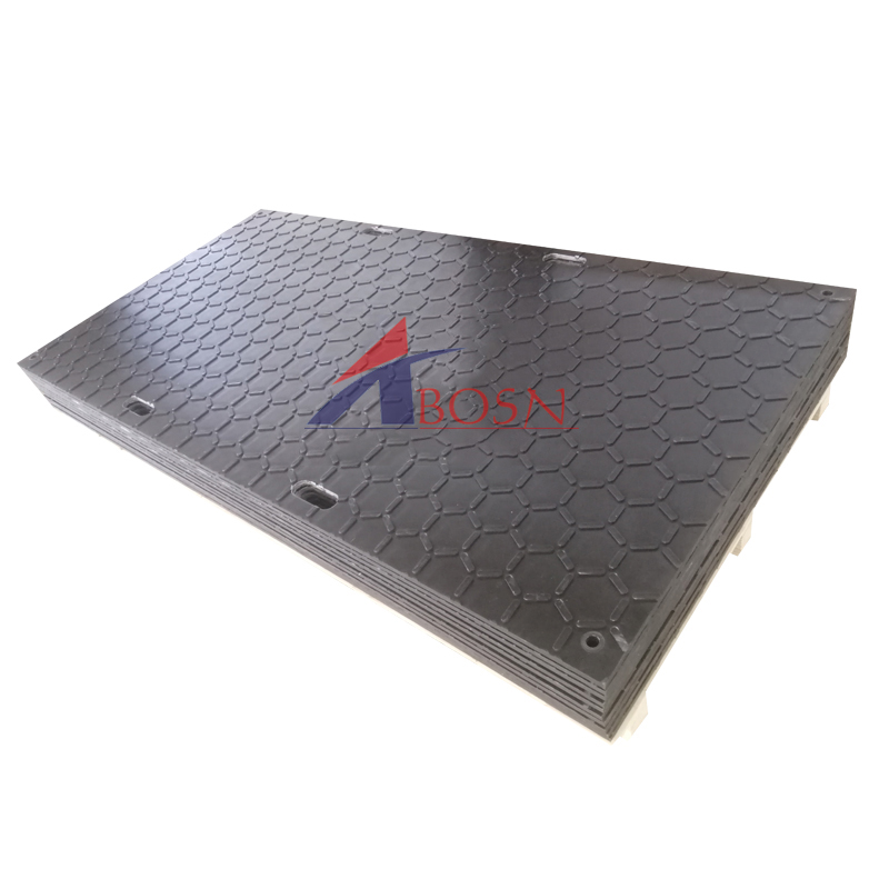 Temporary trackway plastic ground protection mat 4 x 8