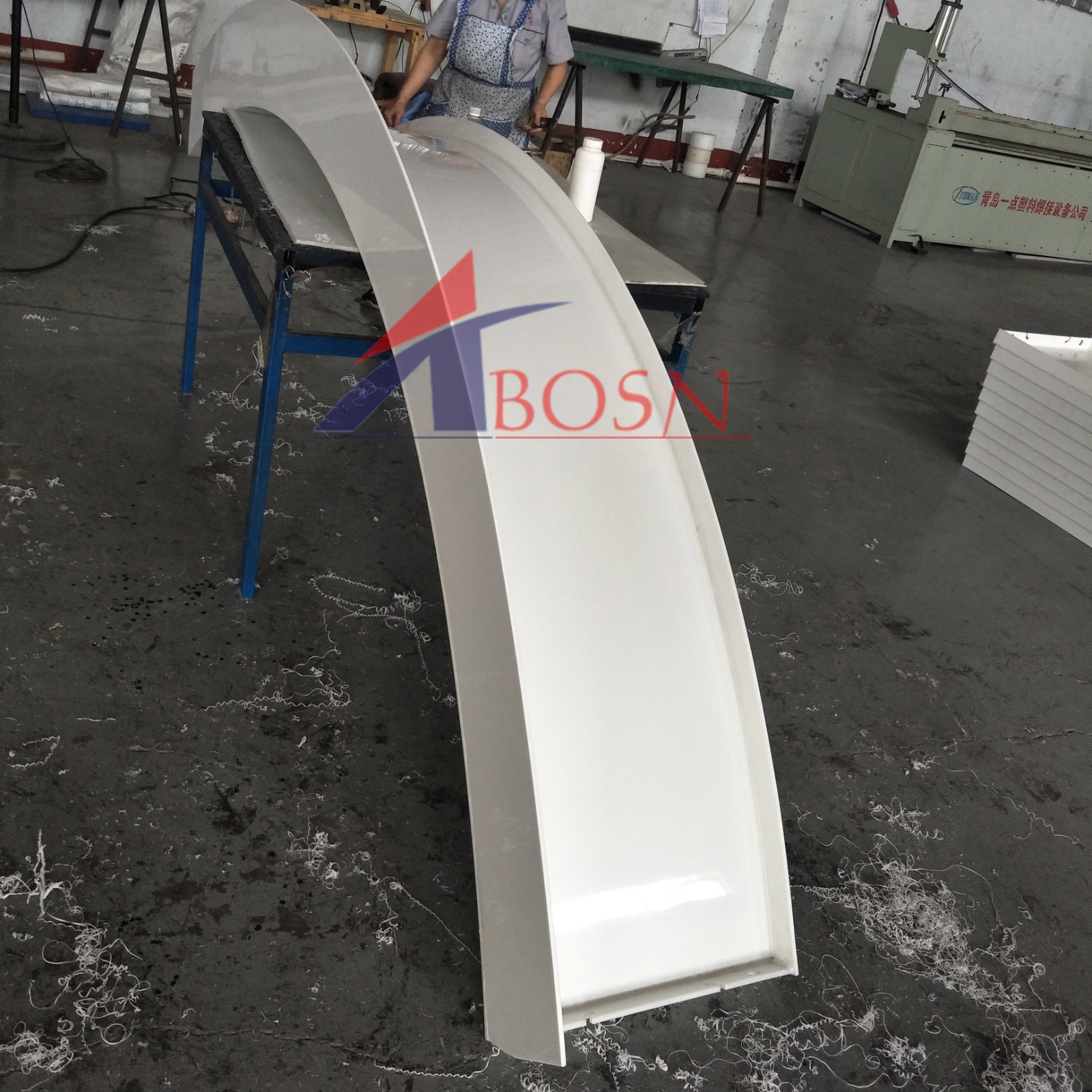 Good impact portable PP floorball plastic boards