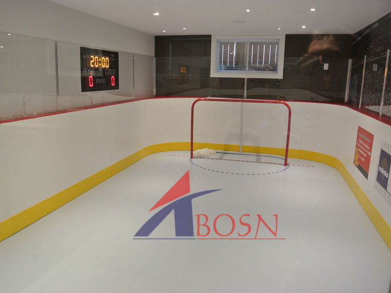 Dasher board system rink fence HDPE outdoor dasher board portable ice hockey dasher board