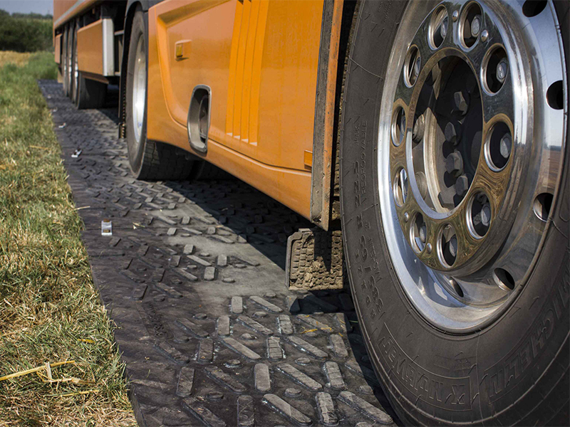 Heavy-Duty Ground Cover Mats, Protective Carpet for Heavy Equipment, Road Mats
