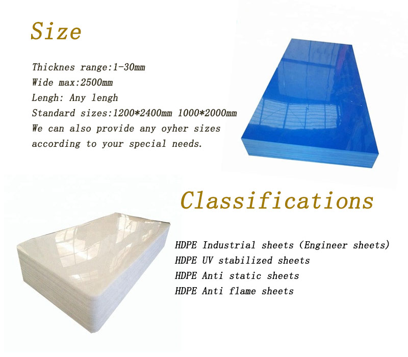 high density Polyethylene sheet price hdpe plastic sheet