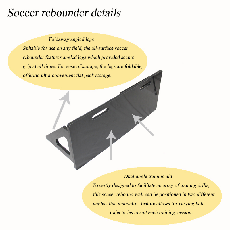soccer rebounder wall durable football training rebounder board