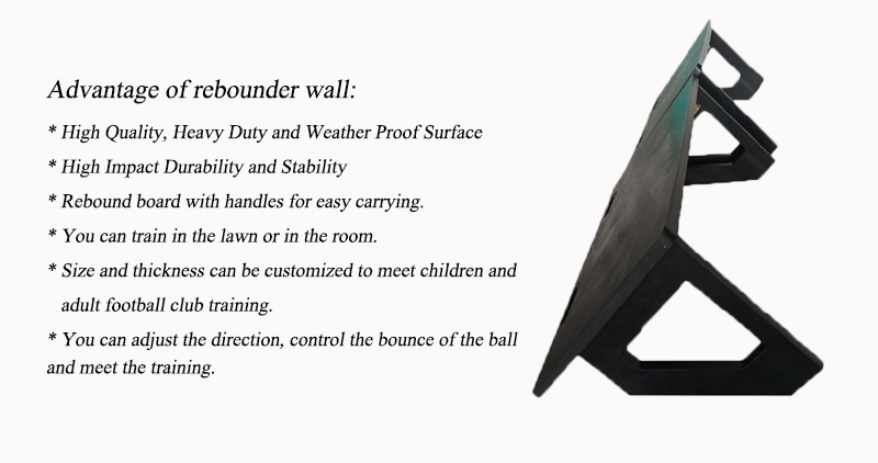 soccer rebounder wall durable football training rebounder board
