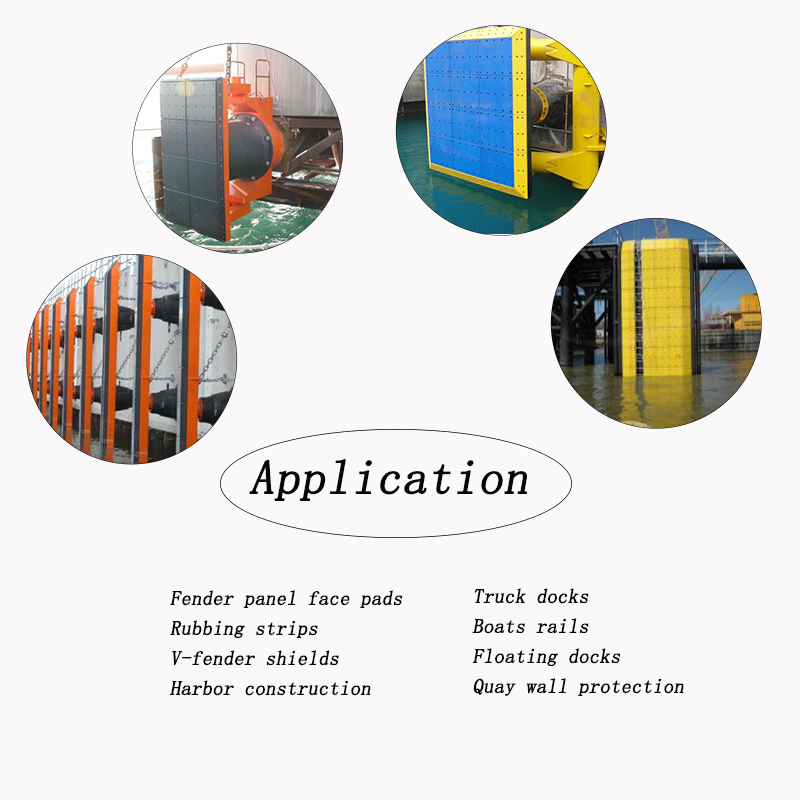 UHMW fenders manufacturer dock bumper UHMWPE marine wear pads