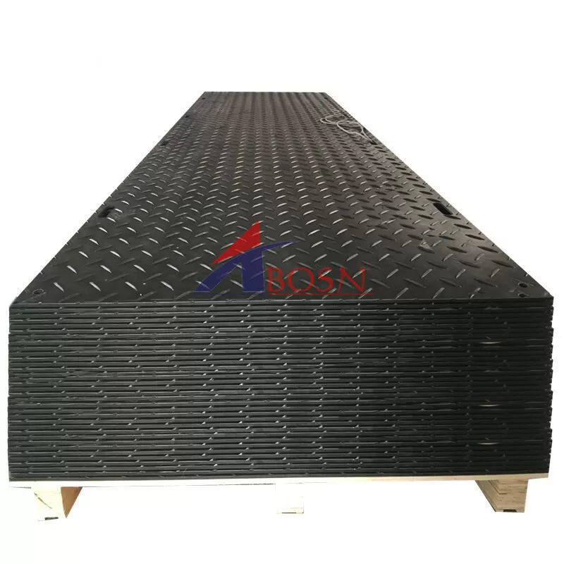 Portable HDPE plastic ground protection mat Portable HDPE plastic ground protection mat
