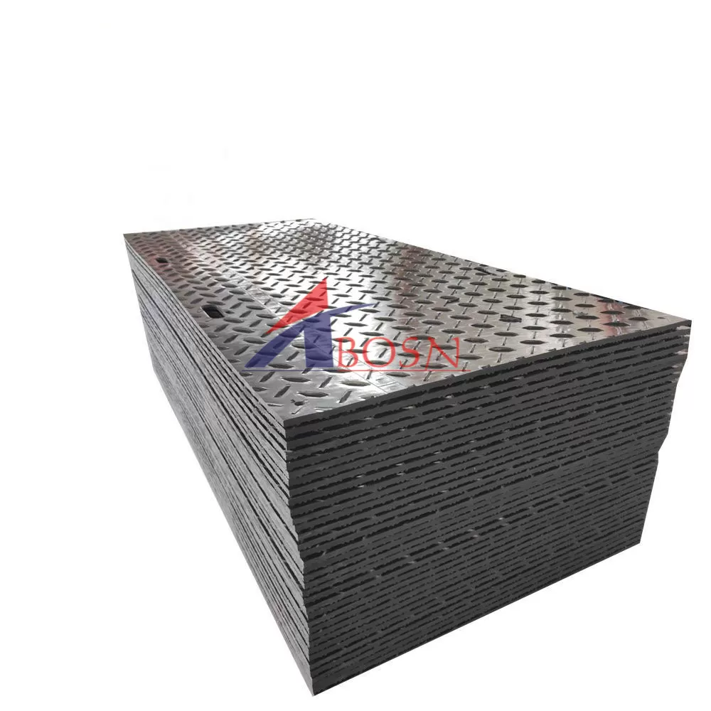 Portable HDPE plastic ground protection mat Portable HDPE plastic ground protection mat