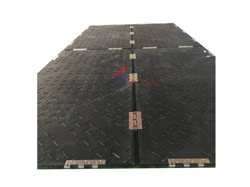 PE materi plastic heavy duty excavator ground cover protect mat anti slip
