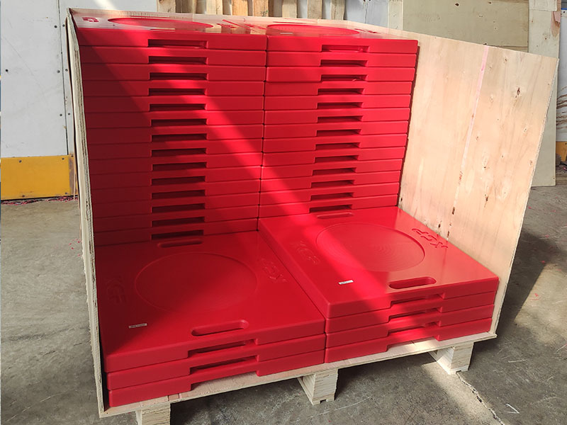 Custom Outrigger Stabilizers Legs System Jack Pad Car Chemical Resistant Crane Outrigger Pad