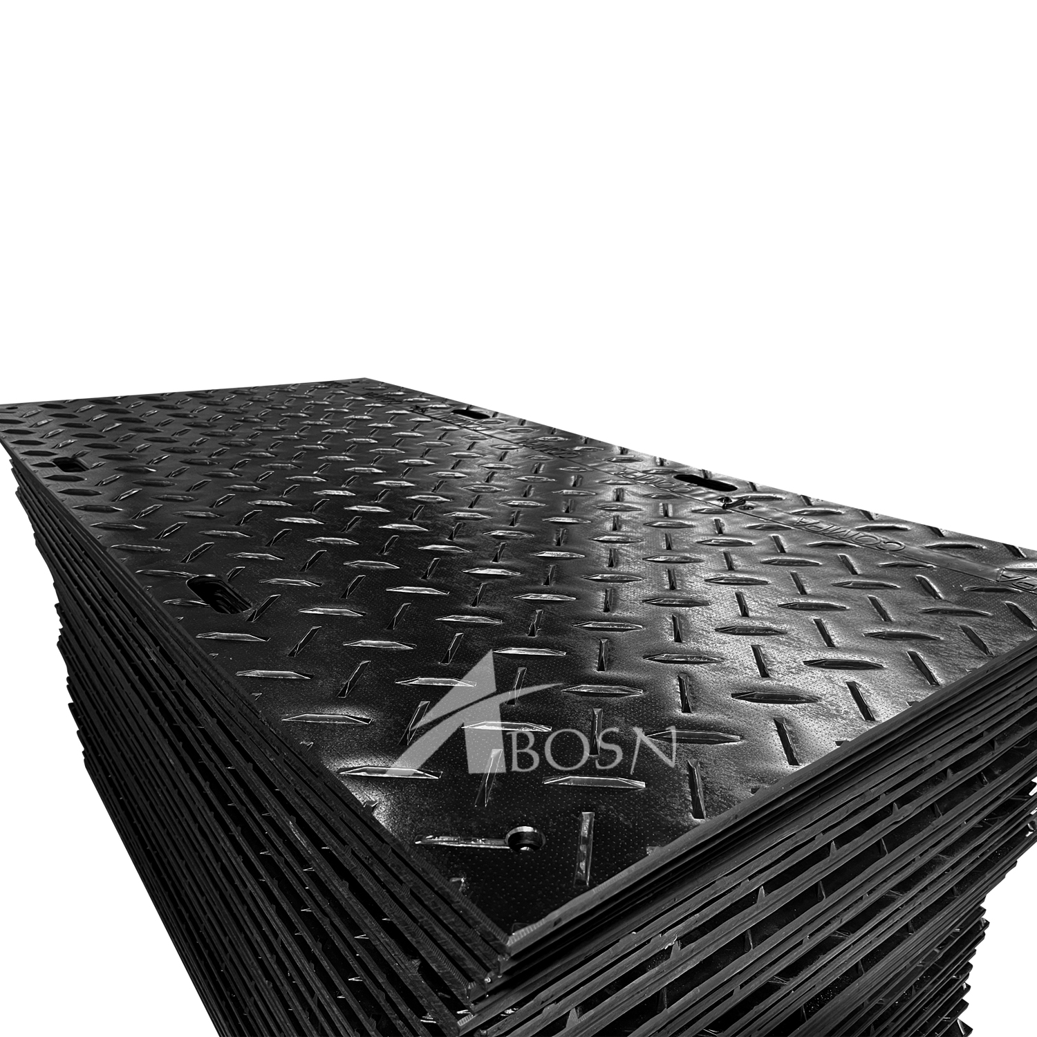 HDPE temporary construction road plate Polyethylene Paving Board ground mats