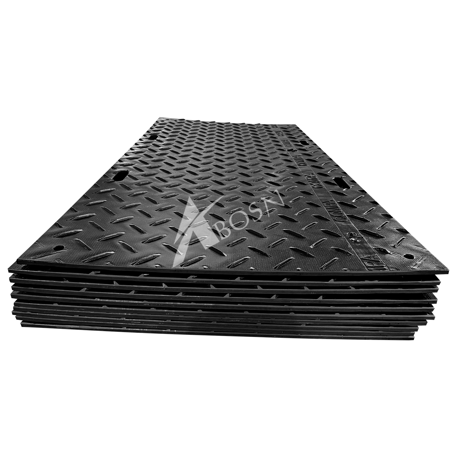 Antislip custom size 1000x2000mm 1220x2440mm interlock temporary road access ground protection bog track mat