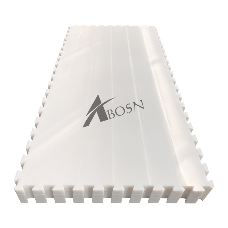 Synthetic Skating Ice Rink Barriers Dasher Board Systems white self lubrication synthetic ice tile